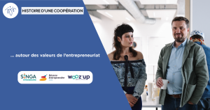 visuel singa x reseau entreprendre